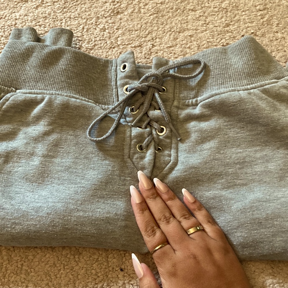 Gray sweats